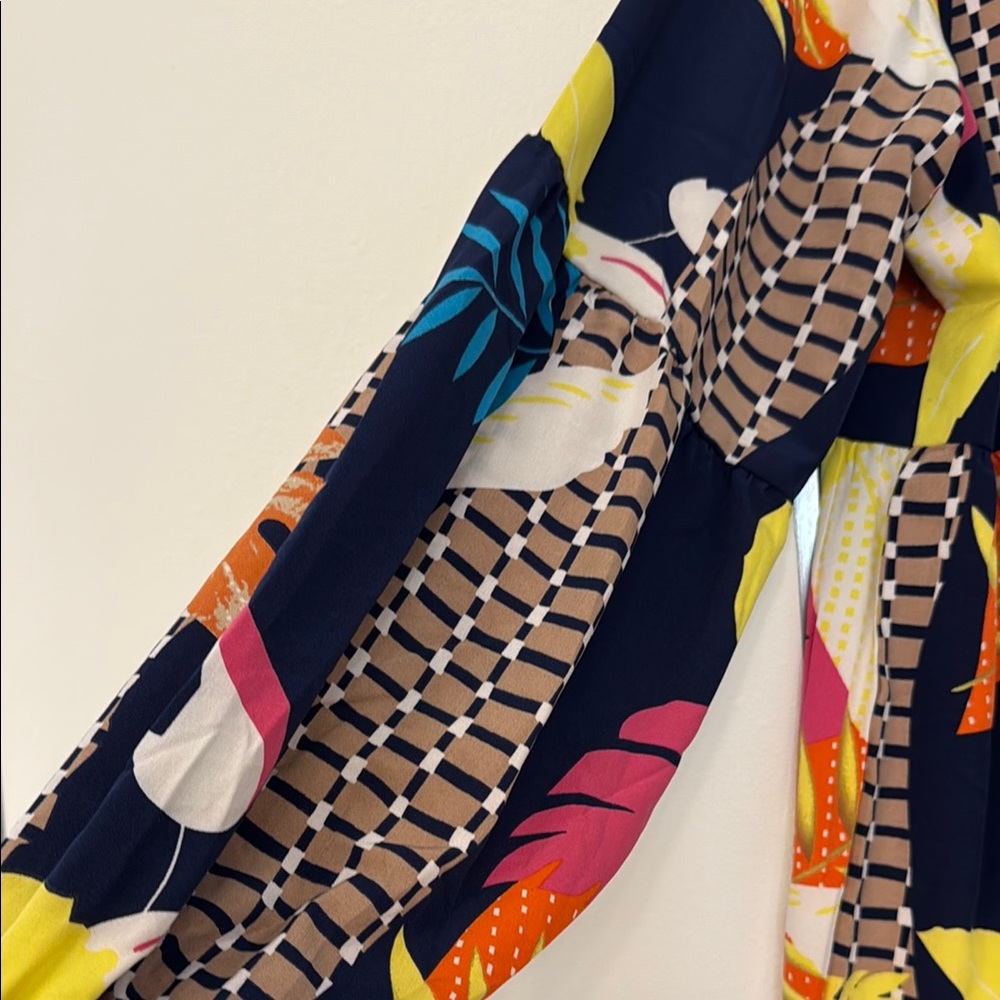 3Amoretu Women's Floral Trendy Plus Size Colorful Geometric Pattern Dresses 2XL - Picture 5 of 16